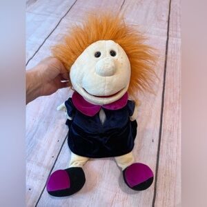 Vintage puppet Folkmanis Boy Doll Red Freckles Hair Ventriloquist Dummy READ